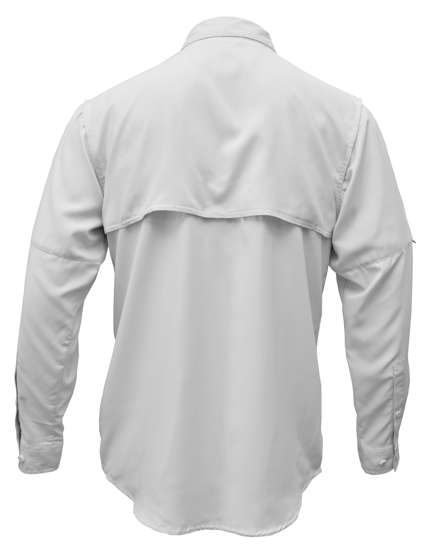 BAW Athletic Wear 3300 adult Long Sleeve Fishing Shirt with Button Down Collar Black